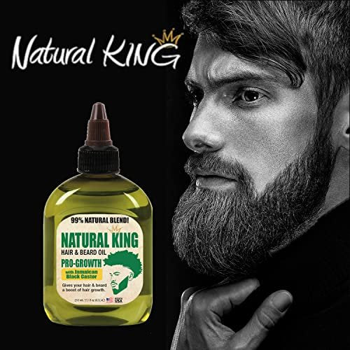 SFC Natural King Pro-Growth Hair & Beard Oil with Jamaican Black Castor Oil, 7.1 oz - görsel 11