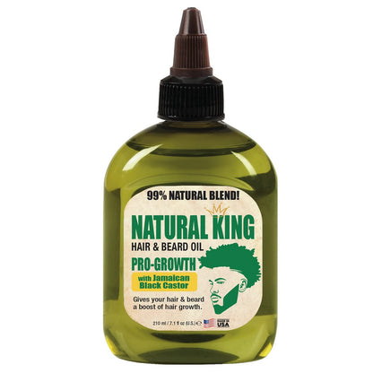 SFC Natural King Pro-Growth Hair & Beard Oil with Jamaican Black Castor Oil, 7.1 oz