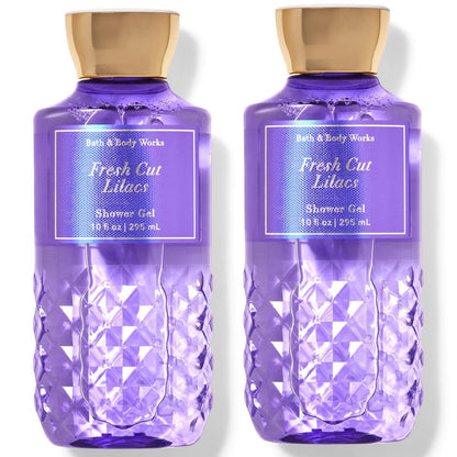Bath & Body Works Fresh Cut Lilacs Shower Gel Bundle - 10 fl oz (Set of 2) Avelisse