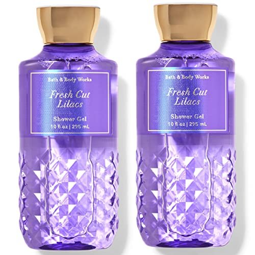 Bath & Body Works Fresh Cut Lilacs Shower Gel Bundle - 10 fl oz (Set of 2) Avelisse