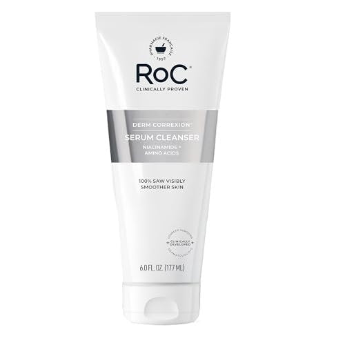 RoC Retinol Correxion Deep Wrinkle Serum Facial Cleanser with Niacinamide for Anti-Aging & Fine Lines, Makeup Remover, Ophthalmologist Tested Skin Care, 6 oz - görsel 2