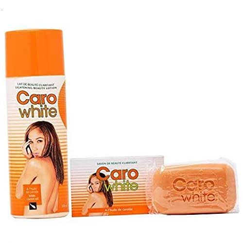 Caro White Combo 2: Lotion 10.14oz + Soap 6.3oz | 2-Piece Skin Brightening Set Avelisse