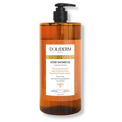 Doliderm Paris Rituel de Miel Honey Shower Oil - 33.8 Fl Oz Moisturizing Body Wash Avelisse