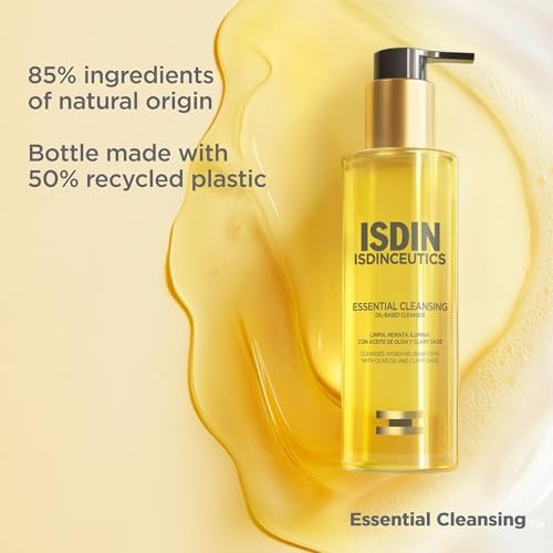 ISDIN Isdinceutics Essential Cleansing Oil - Facial Cleanser for Radiant Skin, 6.76 Fl Oz Avelisse