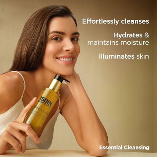 ISDIN Isdinceutics Essential Cleansing Oil - Facial Cleanser for Radiant Skin, 6.76 Fl Oz Avelisse