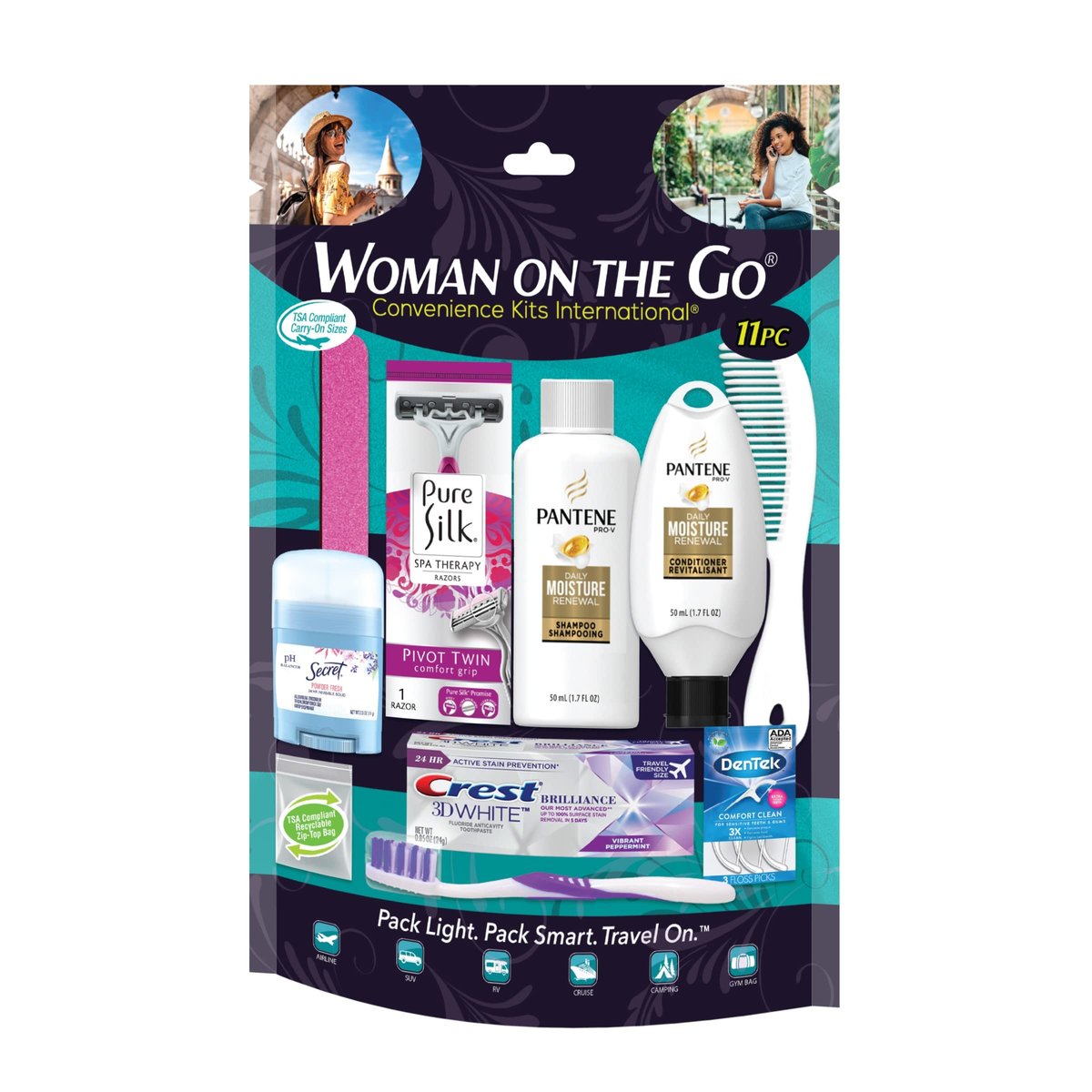 Convenience Kits International Women's Kit - Multicolor Travel Organizer Set - görsel 2