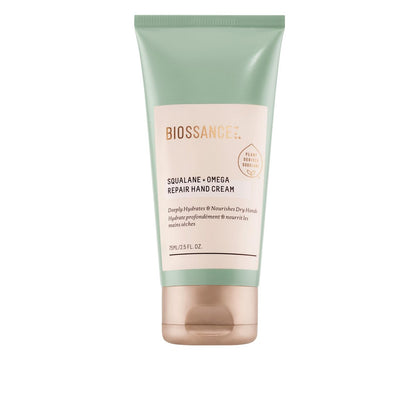 Biossance Squalane + Omega Repair Hand Cream – Deeply Moisturizing & Protective Hand Cream with Squalane, Omega-3,6,9, Vitamin E – 2.5 oz Avelisse