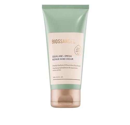 Biossance Squalane + Omega Repair Hand Cream – Deeply Moisturizing & Protective Hand Cream with Squalane, Omega-3,6,9, Vitamin E – 2.5 oz Avelisse