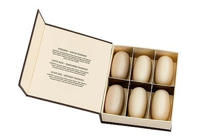 San Francisco Soap Company Men's Gift Set – 6 Natural Manly Scented Bar Soaps, 2 oz Each Avelisse