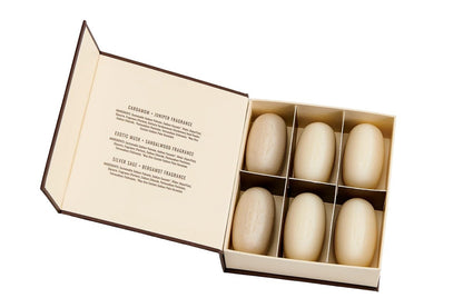 San Francisco Soap Company Men's Gift Set – 6 Natural Manly Scented Bar Soaps, 2 oz Each Avelisse