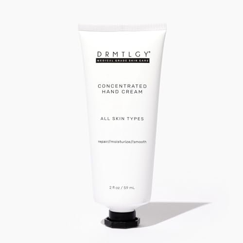 DRMTLGY Hand Cream for Dry Cracked Hands - Fragrance Free Moisturizing Hand Repair Cream for Women and Men (2 oz) Avelisse