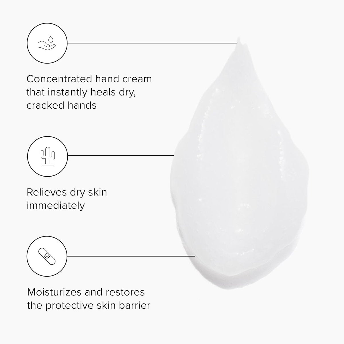 DRMTLGY Hand Cream for Dry Cracked Hands - Fragrance Free Moisturizing Hand Repair Cream for Women and Men (2 oz) Avelisse