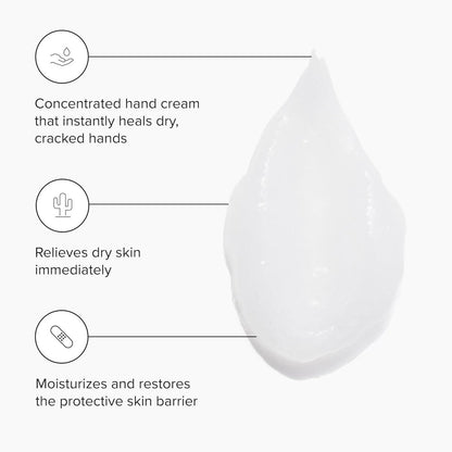 DRMTLGY Hand Cream for Dry Cracked Hands - Fragrance Free Moisturizing Hand Repair Cream for Women and Men (2 oz) Avelisse