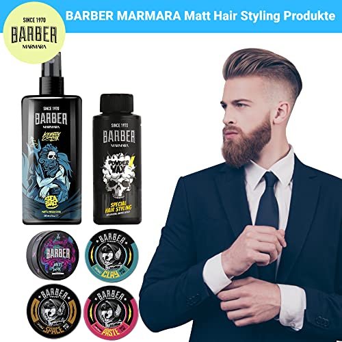 BARBER MARMARA Hair Powder Men 20gr - Matt Effect Styling Powder for Women & Men - görsel 8