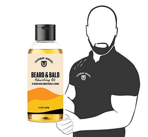 Blackmane Skincare Bald Head Moisturizer for Men - Beard and Bald Head Oil, After Shave for Head Shave, 4 Fl Oz Avelisse