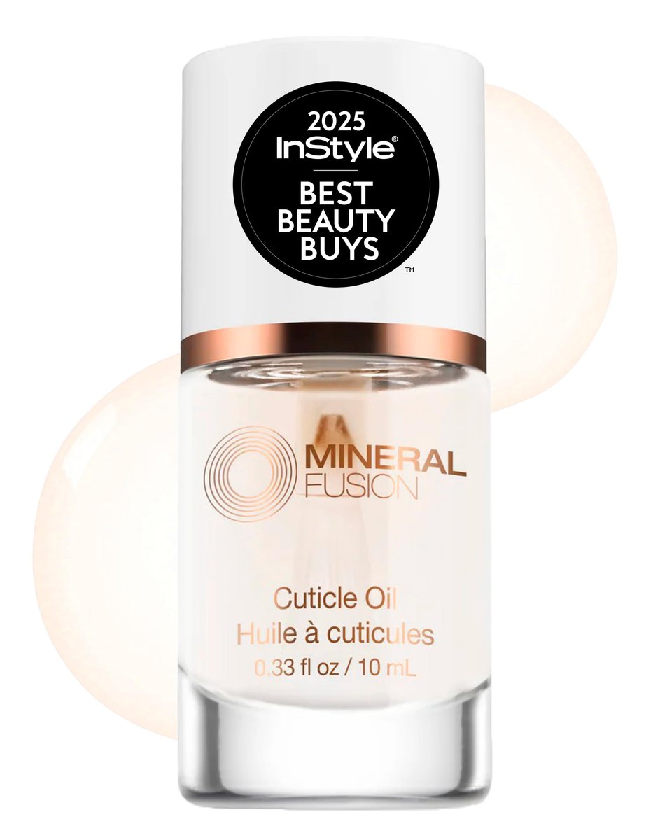 Mineral Fusion Cuticle Oil Nail Treatment – Natural Moisturizer with Vitamin E & Sweet Almond Oil – Softens & Protects Cuticles – Vegan, 99% Naturally Derived – 0.33 oz - görsel 1