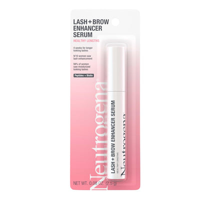 Neutrogena Healthy Lash + Brow Enhancer Serum with Biotin & Peptides for Fuller Lashes and Brows, 0.08 oz Avelisse