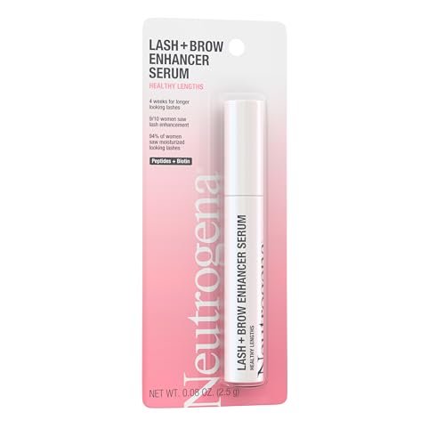 Neutrogena Healthy Lash + Brow Enhancer Serum with Biotin & Peptides for Fuller Lashes and Brows, 0.08 oz Avelisse