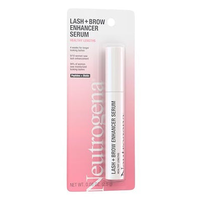 Neutrogena Healthy Lash + Brow Enhancer Serum with Biotin & Peptides for Fuller Lashes and Brows, 0.08 oz Avelisse