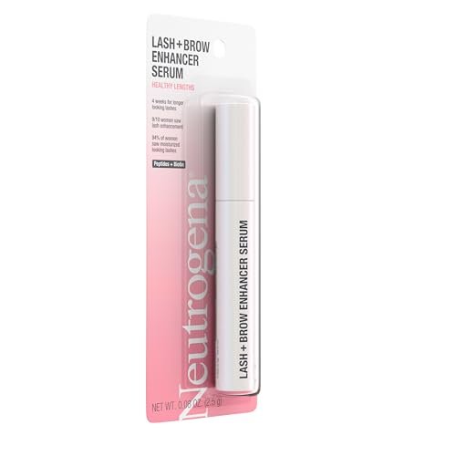 Neutrogena Healthy Lash + Brow Enhancer Serum with Biotin & Peptides for Fuller Lashes and Brows, 0.08 oz Avelisse