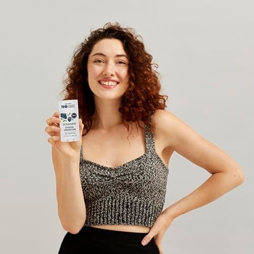 Schmidt's Aluminum-Free Vegan Deodorant Charcoal & Magnesium, 48-Hour Odor Protection, 2 Count, 2.65 oz Each, Natural Ingredients, Cruelty-Free Avelisse
