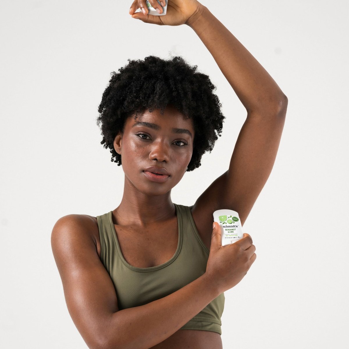 Schmidt's Aluminum-Free Vegan Deodorant Bergamot & Lime, 4-Pack, Natural 24-Hour Odor Protection for Women and Men, 2.65 oz Each Avelisse