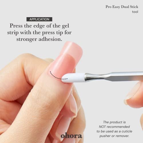 Ohora Care Pro Easy Dual Stick – Stainless Steel Professional Nail Art Tool for Salon & Home Use Avelisse