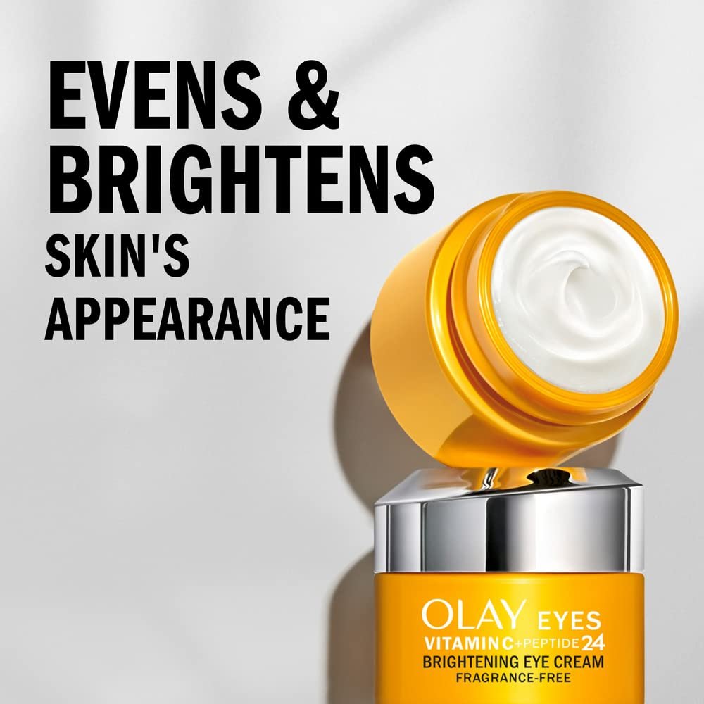 Olay Vitamin C + Peptide 24 Eye Cream & Whip Face Moisturizer Gift Set – Fragrance-Free, Travel/Trial Size Avelisse