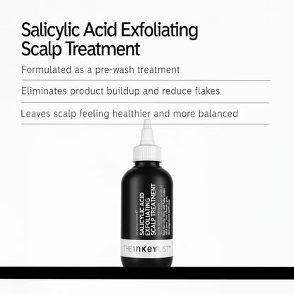 The INKEY List Salicylic Acid Exfoliating Scalp Treatment - 5 Fl Oz | Hydrating & Moisturizing Scalp Scrub for All Hair Types