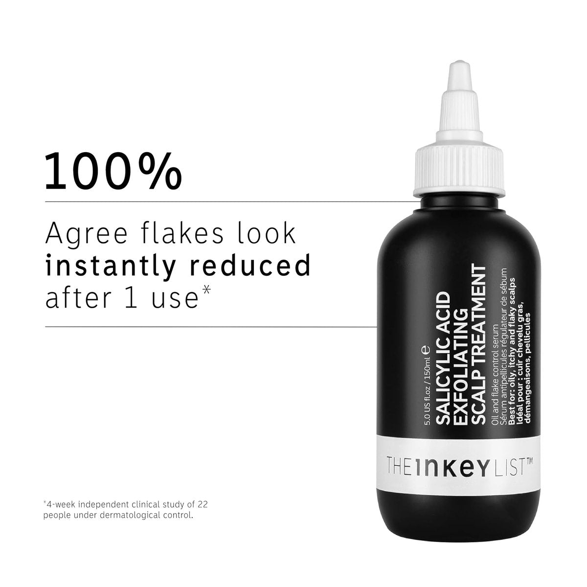 The INKEY List Salicylic Acid Exfoliating Scalp Treatment - 5 Fl Oz | Hydrating & Moisturizing Scalp Scrub for All Hair Types - görsel 9