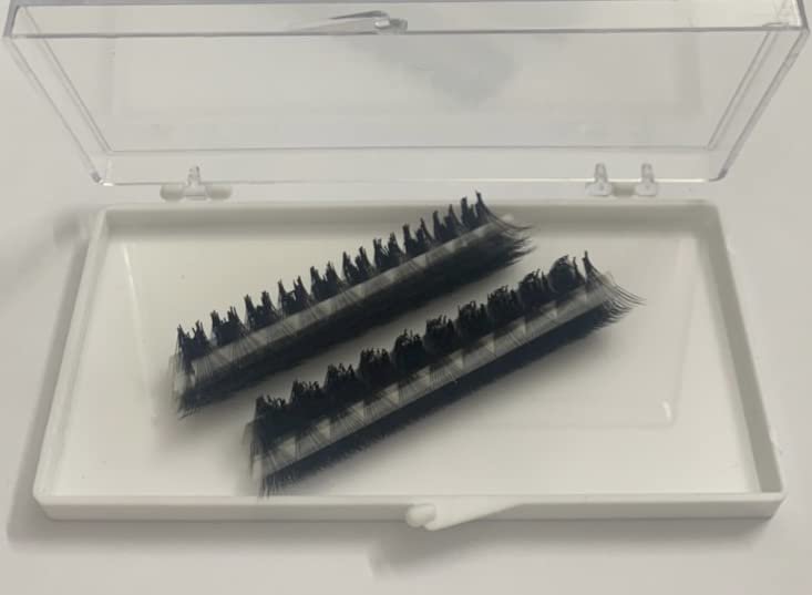 20D Lash by Holly Premade Handmade Fan Lashes – D Curl, 0.05 Thickness, 10-17mm, 500 Fans per Tray (D11mm20D) - görsel 2