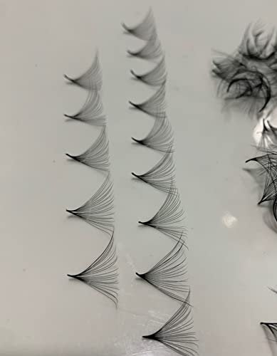 20D Premade Fan Lashes by Lash by Holly – Handmade Silk Eyelash Extensions, D Curl, 0.05 Thickness, 10-17mm Length (500 Fans/Tray) – D13mm20D - görsel 2