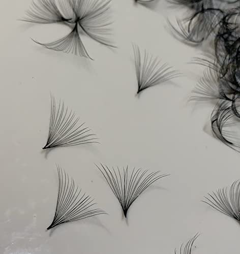 20D Premade Fan Lashes by Lash by Holly – Handmade Silk Eyelash Extensions, D Curl, 0.05 Thickness, 10-17mm Length (500 Fans/Tray) – D13mm20D - görsel 3