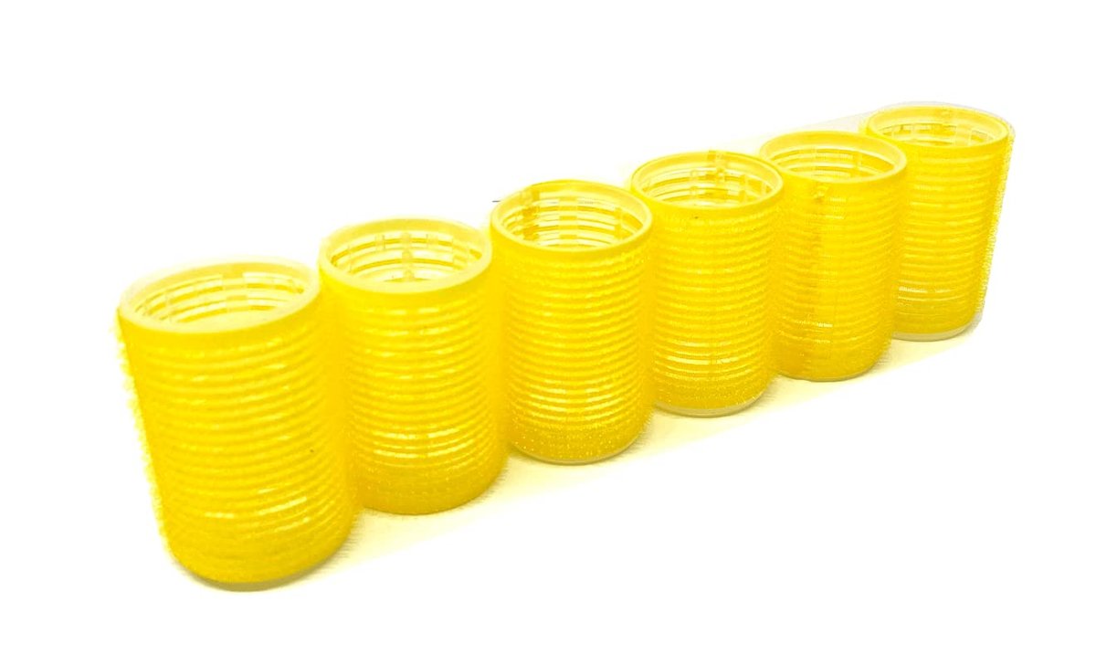 1-1/2" Self Grip Hair Rollers - 6 Count Assorted Colors | THE UM24 - görsel 5