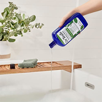 Dr Teal's Foaming Bath with Pure Epsom Salt, Relax & Relief with Eucalyptus & Spearmint, 34 fl oz (Pack of 4) Avelisse
