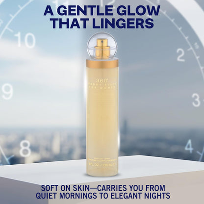 Perry Ellis 360° Body Spray for Women - Fruity Floral Body Mist, Long Lasting Fragrance, 8 fl oz