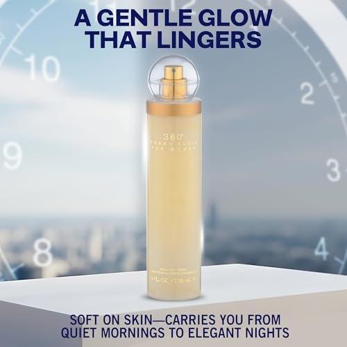 Perry Ellis 360° Body Spray for Women - Fruity Floral Body Mist, Long Lasting Fragrance, 8 fl oz - görsel 5