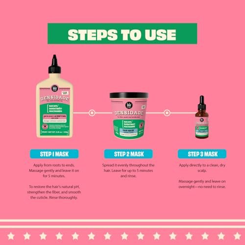 Lola From Rio Densidade Hair Mask for Fine, Weak, Brittle Hair & Hair Loss – Stimulate Growth, Improve Density & Volume (8.11 Fl Oz) Avelisse