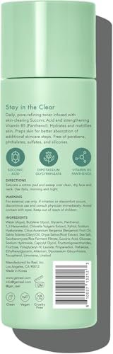 Rael Miracle Clear Clay Mask – Deep Pore Cleanser with Tea Tree & Gentle Exfoliation for Blackheads, Korean Skin Care (3.4 fl oz) Avelisse