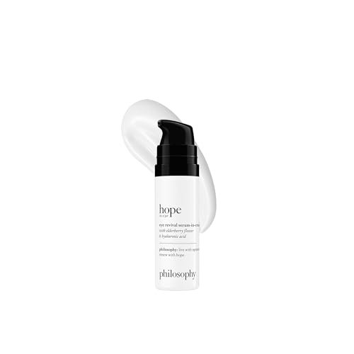Philosophy Hope in a Jar Eye Revival Serum Eye Cream - Hydrating and Depuffing Eye Treatment with Hyaluronic Acid, Elderberry & Tangerine Peel Extract - 0.5 fl oz Avelisse