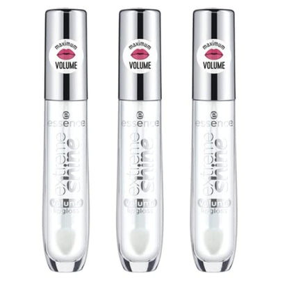 essence Extreme Shine Volume Lip Gloss 3-Pack – Crystal Clear, High Shine, Non-Sticky, Vegan & Cruelty Free Avelisse