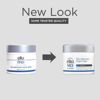 EltaMD Skin Recovery Overnight Face Mask - Moisturizing Night Cream for Face & Neck, 1.7 oz - Safe for Sensitive Skin Avelisse
