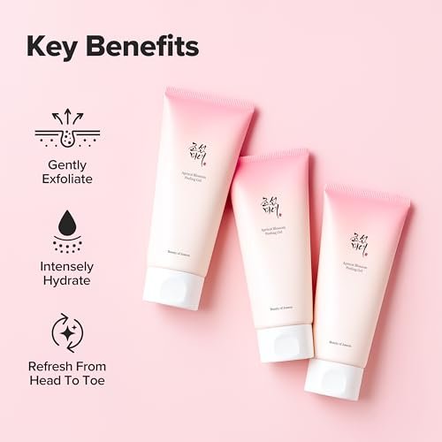 Beauty of Joseon Apricot Blossom Peeling Gel - Soft Exfoliating Face and Body Scrub, Dead Skin Cells Remover for All Skin Types, Korean Skincare for Men & Women, 100ml (3.38 fl.oz) - görsel 7