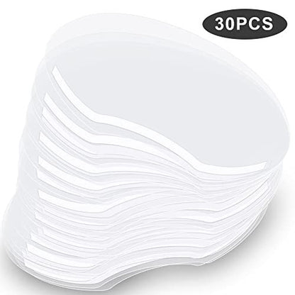 30 PCS Clear Shower Face Eye Shields – Protective Visors for Makeup, Eyelash Extensions, and Eye Surgery Aftercare