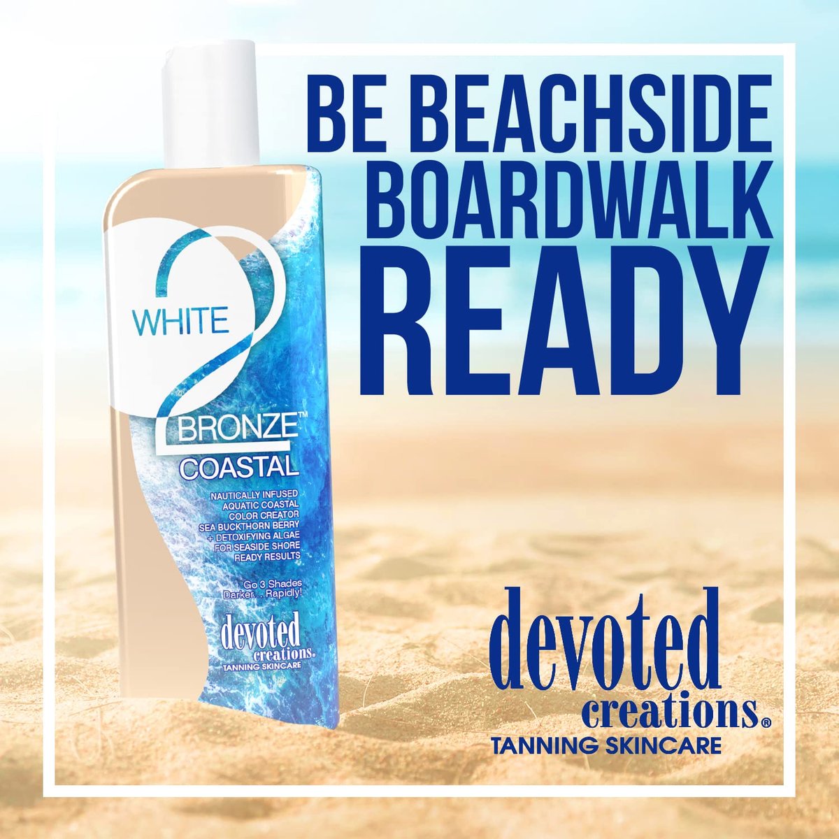 White 2 Bronze Coastal Blue Hued Optimizer Go 3 Shades Darker Rapidly 8.5 oz – Devoted Creations Avelisse