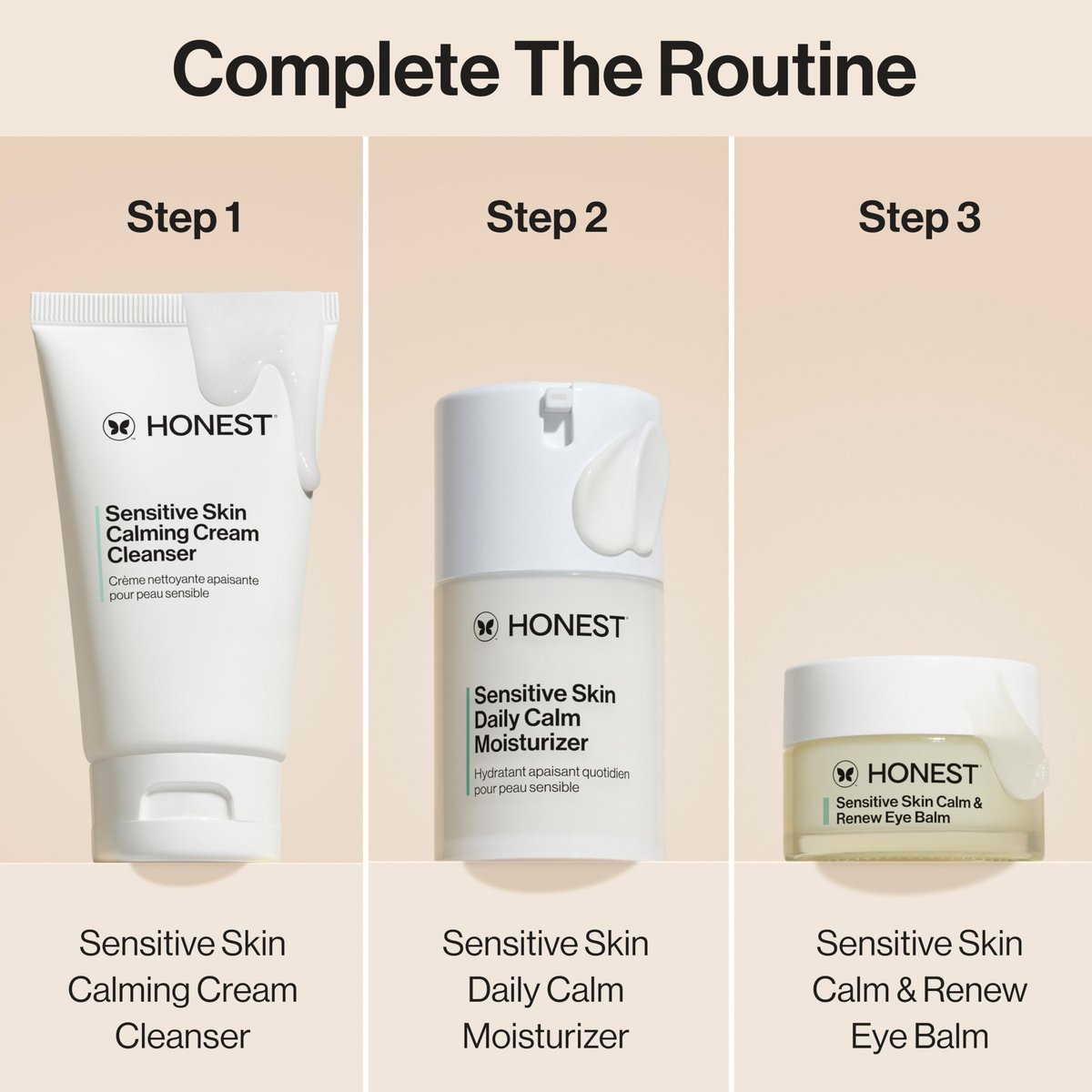 Honest Beauty Sensitive Skin Calm Renew Eye Balm - Moisturizing, Firming, Hypoallergenic, Fragrance-Free, Vegan - 0.5 oz Avelisse