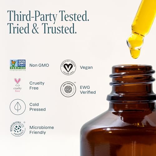 Cliganic Non-GMO Jojoba Oil Bulk 32oz - 100% Pure, Natural Cold Pressed, Unrefined, Hexane Free Oil for Hair & Face Avelisse