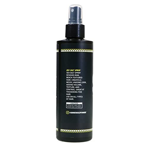 Shiner Gold Sea Salt Hair Styling Spray - Adds Volume & Texture, Natural Matte Finish, 250ml - görsel 4
