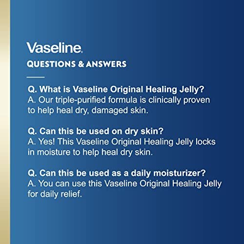Vaseline Original Healing Jelly – 2-Size Variety Bundle, #1 Dermatologist Recommended Skin Protectant Avelisse