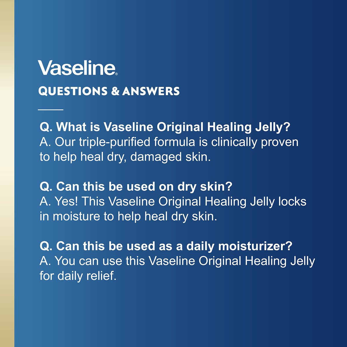 Vaseline Original Healing Jelly – 2-Size Variety Bundle, #1 Dermatologist Recommended Skin Protectant Avelisse